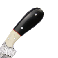 elTORO Buffalo Horn - Damas - Couteau de chasse - 10cm - fourreau cuir inclus