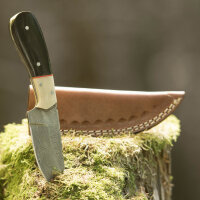 elTORO Buffalo Horn - Damas - Couteau de chasse - 10cm -...