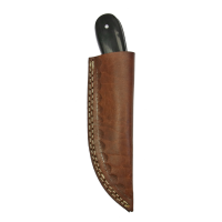 elTORO Buffalo Horn - Damas - Couteau de chasse - 10cm - fourreau cuir inclus
