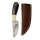 elTORO Buffalo Horn - Damas - Couteau de chasse - 10cm - fourreau cuir inclus