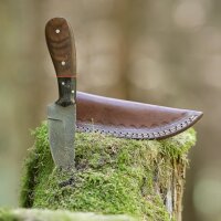 elTORO Walnut Horn - Damas - Couteau de chasse - 9,5cm -...