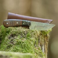 elTORO Walnut Horn - Damas - Couteau de chasse - 9,5cm -...