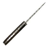 elTORO Walnut Horn - Damas - Couteau de chasse - 9,5cm - fourreau cuir inclus