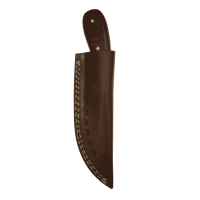 elTORO Walnut Horn - Damas - Couteau de chasse - 9,5cm - fourreau cuir inclus
