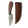 elTORO Walnut Horn - Damas - Couteau de chasse - 9,5cm - fourreau cuir inclus