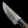 elTORO Walnut Horn - Damas - Couteau de chasse - 9,5cm - fourreau cuir inclus
