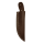 elTORO Walnut Horn - Damas - Couteau de chasse - 9,5cm - fourreau cuir inclus