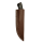elTORO Buffalo Horn - Damast - Jagdmesser - 10cm - inkl. Lederscheide