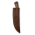 elTORO Walnut Horn - Damast - Jagdmesser - 10cm - inkl. Lederscheide