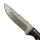 elTORO Walnut Horn - Damast - Jagdmesser - 10cm - inkl. Lederscheide