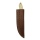 elTORO Walnut Horn - Damast - Jagdmesser - 10cm - inkl. Lederscheide