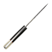 elTORO Buffalo Bone - Damas - Couteau de chasse - 11cm - fourreau cuir inclus