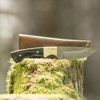 elTORO Buffalo Horn - Damas - Couteau de chasse - 10cm -...