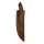 elTORO Walnut Horn - Damast - Jagdmesser - 10cm - inkl. Lederscheide