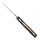 elTORO Walnut Horn - Damast - Jagdmesser - 10cm - inkl. Lederscheide