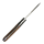 elTORO Walnut Horn - Damast - Jagdmesser - 10cm - inkl. Lederscheide