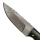 elTORO Walnut Horn - Damast - Jagdmesser - 10cm - inkl. Lederscheide