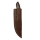 elTORO Buffalo Horn - Damast - Jagdmesser - 10cm - inkl. Lederscheide