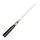 elTORO Brass Horn - Damast - Jagdmesser - 14cm - inkl. Lederscheide