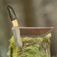 elTORO Brass Horn - Damas - Couteau de chasse - 12,3cm -...