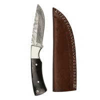 elTORO Steel Horn - Damas - Couteau de chasse - 10cm - fourreau cuir inclus