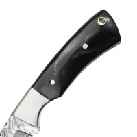 elTORO Steel Horn - Damas - Couteau de chasse - 10cm - fourreau cuir inclus