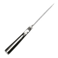 elTORO Steel Horn - Damas - Couteau de chasse - 10cm - fourreau cuir inclus