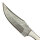 elTORO Steel Horn - Damast - Jagdmesser - 10cm - inkl. Lederscheide