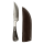 elTORO Steel Horn - Damast - Jagdmesser - 10cm - inkl. Lederscheide