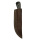 elTORO Steel Horn - Damast - Jagdmesser - 10cm - inkl. Lederscheide