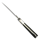 elTORO Steel Horn - Damast - Jagdmesser - 10cm - inkl. Lederscheide