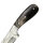 elTORO Steel Horn - Damast - Jagdmesser - 9cm - inkl. Lederscheide