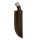 elTORO Damascus Horn - Damast - Jagdmesser - 11,5cm - inkl. Lederscheide