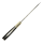 elTORO Brass Horn - Damast - Jagdmesser - 12,5cm - inkl. Lederscheide