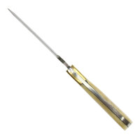 elTORO Brass Bone - Damas - Couteau de chasse - 12cm - fourreau cuir inclus