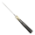 elTORO Brass Horn - Damast - Jagdmesser - 11cm - inkl. Lederscheide