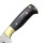 elTORO Brass Horn - Damast - Jagdmesser - 12cm - inkl. Lederscheide