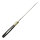 elTORO Brass Horn - Damast - Jagdmesser - 17cm - inkl. Lederscheide