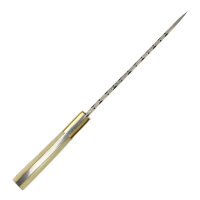 elTORO Brass Bone - Damas - Couteau de chasse - 14cm - fourreau cuir inclus