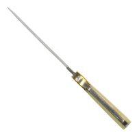 elTORO Brass Bone - Damas - Couteau de chasse - 14cm - fourreau cuir inclus