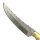 elTORO Brass Bone - Damas - Couteau de chasse - 14cm - fourreau cuir inclus