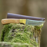 elTORO Brass Olive - Damas - Couteau de chasse - 10cm -...