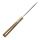 elTORO Brass Olive - Damast - Jagdmesser - 10cm - inkl. Lederscheide