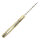 elTORO Fine Brass Bone - Damast - Jagdmesser - 7,7cm - inkl. Lederscheide
