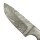 elTORO Damascus Horn - Damas - Couteau de chasse - 9cm - fourreau cuir inclus