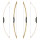 HOLZKÖNIG Arc long, 3 flèches incluses