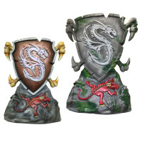 MM CRAFTS Drachenschild mit Sockel