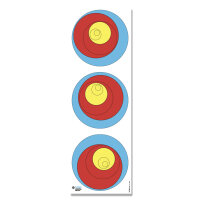 Blason | Cible de formation pour arc - triple - 40cm