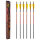 Flèche complète | BLACK EAGLE Outlaw .005 - carbone - plumes naturelles - emplumé en usine - pack de 6