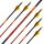 Flèche complète | BLACK EAGLE Outlaw .005 - Carbone - Vanes - emplumé en usine - Pack de 6